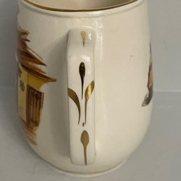 Charming  Falcon Ware Lawrence & Grundy Jug/ Pitcher Vintage English Jug - Picture 8 of 11